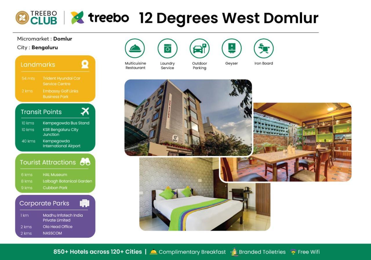 Treebo 12 Degrees West, 750 M From Embassy Golf Links Business Park บังกาลอร์ ภายนอก รูปภาพ